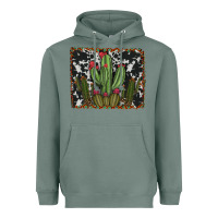 Sage aztec cowhide cacti Heavyweight Hoodie - RanaPortraitStore
