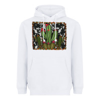 White aztec cowhide cacti Heavyweight Hoodie - RanaPortraitStore