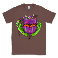 Chestnut Halloween Coffee Cup With Hands Classic Tee - FaDigitalArtStudio