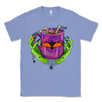 Colony Blue Halloween Coffee Cup With Hands Classic Tee - FaDigitalArtStudio