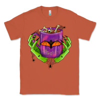 Copper Halloween Coffee Cup With Hands Classic Tee - FaDigitalArtStudio