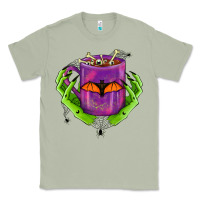Matcha Halloween Coffee Cup With Hands Classic Tee - FaDigitalArtStudio