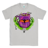 Moon Dust Halloween Coffee Cup With Hands Classic Tee - FaDigitalArtStudio