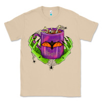 Mushroom Halloween Coffee Cup With Hands Classic Tee - FaDigitalArtStudio