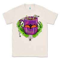 Natural Halloween Coffee Cup With Hands Classic Tee - FaDigitalArtStudio