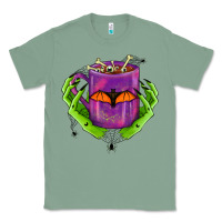 Sage Halloween Coffee Cup With Hands Classic Tee - FaDigitalArtStudio