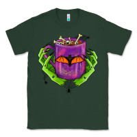 Sports Green Halloween Coffee Cup With Hands Classic Tee - FaDigitalArtStudio