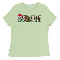Matcha Believe Christmas Ladies Tee - CowhideDigitalArt