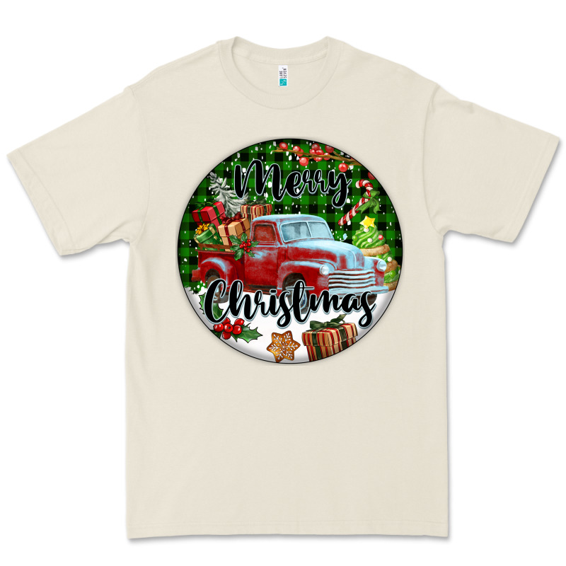 Merry Christmas Truck Premium Tee by FaDigitalArtStudio | Teevron