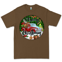 Cacao Merry Christmas Truck Premium Tee - FaDigitalArtStudio