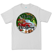 Dove Grey Merry Christmas Truck Premium Tee - FaDigitalArtStudio