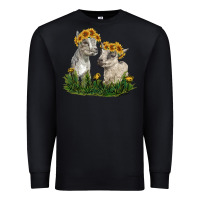 Black baby goats Premium Sweatshirt - RanaPortraitStore