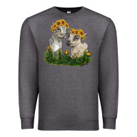Charcoal Heather baby goats Premium Sweatshirt - RanaPortraitStore