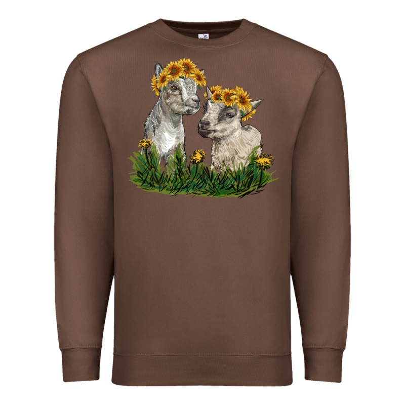 Baby Goats Premium Sweatshirt by RanaPortraitStore | Teevron