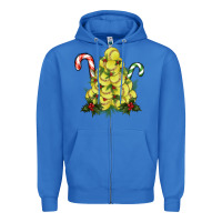 True Royal softball christmas tree Zipper Hoodie - RanaPortraitStore