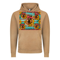 Vintage Camel german shepherd with sunflowers Vintage Hoodie - Artiststas