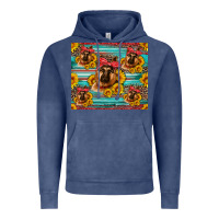 German Shepherd With Sunflowers Vintage Hoodie | Teevron