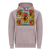 Vintage Zinc german shepherd with sunflowers Vintage Hoodie - Artiststas