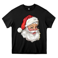 Black santa Heavy Core Tee - RanaPortraitStore