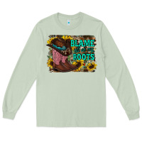 Matcha blame all on my roots Long Sleeve Tee - RacoonDesign