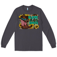 Smoke blame all on my roots Long Sleeve Tee - RacoonDesign
