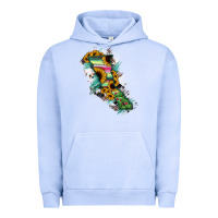 Pigment Grape Ice Baja California State Of Mexico Map Urban Hoodie - RanaPortraitStore
