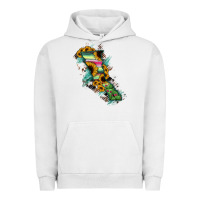 Pigment Lunar Rock Baja California State Of Mexico Map Urban Hoodie - RanaPortraitStore