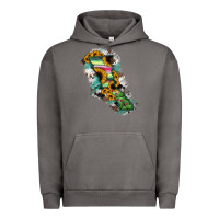 Pigment Tornado Baja California State Of Mexico Map Urban Hoodie - RanaPortraitStore