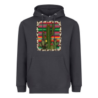 Smoke serape cowhide cacti Heavyweight Hoodie - RanaPortraitStore