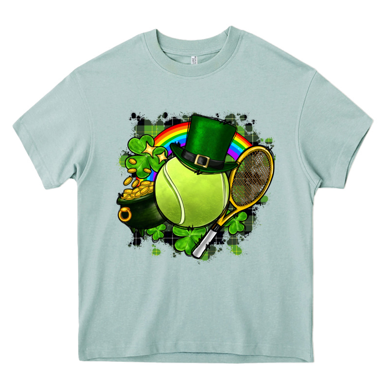 St. Patrick's Day Tennis Heavy Core Tee by FaDigitalArtStudio | Teevron