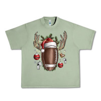 Oil Green christmas football Urban Heavy Tee - SublimationCraftShop