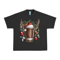 Pigment Black christmas football Urban Heavy Tee - SublimationCraftShop