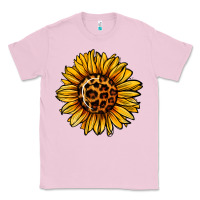 Bubblegum Pink sunflower leopard Classic Tee - Jasminsmagicworld