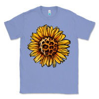 Colony Blue sunflower leopard Classic Tee - Jasminsmagicworld