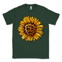 Sports Green sunflower leopard Classic Tee - Jasminsmagicworld