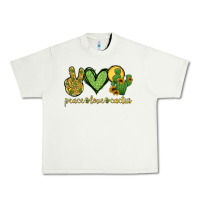 Pistachio peace love cactus Urban Heavy Tee - Jasminsmagicworld