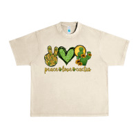 Sandshell peace love cactus Urban Heavy Tee - Jasminsmagicworld