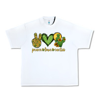 White peace love cactus Urban Heavy Tee - Jasminsmagicworld