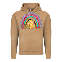 Vintage Camel easter flowers and butterfly with chicks rainbow Vintage Hoodie - Artiststas