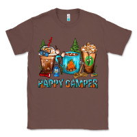 Chestnut Happy Camper Coffee Cups Classic Tee - FaDigitalArtStudio