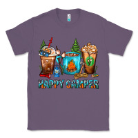 Lavender Happy Camper Coffee Cups Classic Tee - FaDigitalArtStudio