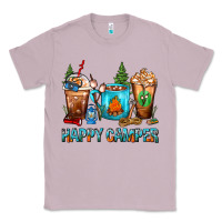 Lilac Happy Camper Coffee Cups Classic Tee - FaDigitalArtStudio