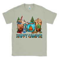 Matcha Happy Camper Coffee Cups Classic Tee - FaDigitalArtStudio