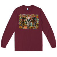 Burgundy cant be tamed Long Sleeve Tee - RacoonDesign