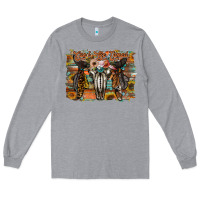 Heather Grey cant be tamed Long Sleeve Tee - RacoonDesign