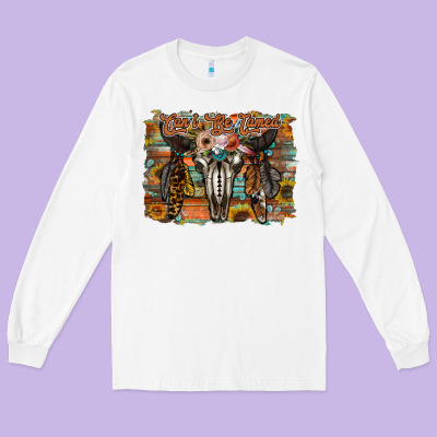 Cant Be Tamed Long Sleeve Tee Designed By Racoondesign