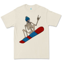 Bone skeleton snowboard Premium Tee - FaDigitalArtStudio