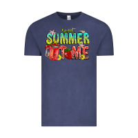 Vintage Denim summer time Vintage Tee - CowhideDigitalArt
