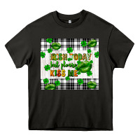 Asphalt Irish today but please kiss me st. patricks day Heavy Core Tee - FaDigitalArtStudio