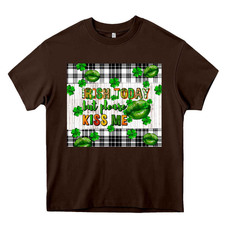Irish Today But Please Kiss Me St. Patricks Day Heavy Core Tee by FaDigitalArtStudio | Teevron